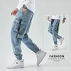 Мужские брюки Mannen Cargo Broek Joggers Джинсовая мешковатая гареш уличная одежда открытый повседневный режим плюс размер хип-хоп джинсы