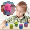 Squeeze Rubber Squirrel Cup Giocattolo per bambini Decompressione malvagia Ceppo di albero Quercia Simpatico portapenne telescopico in miniatura Regalo di gioco