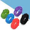 Fidget Toys Bracciale Puzzle Decompressione Sport Finger Push Bubble Bracciali in silicone