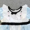 Küçük Kız Prenses Kostüm Çocuk Bebek Kız Alice Elbise Yenidoğan Bebek Alice Wonderland Kostüm Çocuk Doğum Günü Partisi Elbise G1129