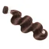 Couleur 4 Brown Brésilien Brésilien Wave 4 Packles Qualité Remy Remy Human Hair Extension non transformée Vierge Brésilien Brésil Wave 3371136