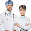 New Cotton operating room hat printing hat sweat-absorbent pet hospital work hat nursing scrubs cap