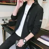 MantlConxヤングファッションジャケット男性フード付きカジュアル春秋のoutwearジッパーポケットスリムフィットの服ブランド210811