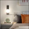 Wall Lamp Home Deco El Supplies & Garden Led Lights For Kitchen Bedroom Living Room Entrance Milky White Lampshade Scone Drop Indoor Deliver