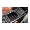 自動車オーガナイザーRuiya Armrest Box Storage for Ateca 2022 Central Control Container Auto Interior Accessories Red