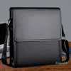 Créateur de mode de luxe Simple mode affaires hommes porte-documents sac en cuir pochette d'ordinateur décontracté homme sac