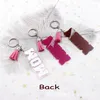 UPS Acrylique porte-clés lettre pendentif directement faveur de fête fourni par le fabricant 0306