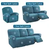 Stretch 1-2-3 Seater All-inclusive Elastic Recliner Sofas Cover Non-slip Convertible Reclining Relax Armchair Sofa Cover 211102