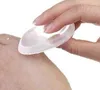 Soffio di polvere di silicone liscio impeccabile Soffi di gelatina morbida trasparente Strumenti di pulizia del viso per il trucco del gel di silice cosmetico