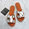 Neue Rutschen Frauen Sommer Hausschuhe Outdoor Strand Schuhe Mode Marke Weibliche Leder Sandalen Flip-Flop Flache Hausschuhe für Frauen