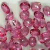 2 stuk roze topaas natuurlijke losse edelsteen ovaal facet 7x9mm kraal voor ingelegd zilver 925 sieraden ring ketting DIY ICNWWAY