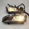 1 ustawione światła mgły samochodowe dla Nissana Kopnięcia 2017 2018 2019 2019 2020 LED FOG Light Light Reflight Lampy mgły okładki Grill Fame Lampa