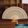 20 cm bamboe houten opvouwbare fan bruiloft partij kinderen prinses dame show prestaties gereedschap gesneden hand fan woning decoratie fabriek prijs expert ontwerpkwaliteit