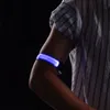 Genouillères Qualité Charge Bracelet de course Sports de plein air Bracelets clignotants LED Lumière lumineuse Brassard Ceinture de sécurité réfléchissante