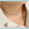 Chains & Pendants Jewelrychains Chain Necklaces Sterling Sier 925 Gift For Women Gold Designer Geometric Cauliflower Necklace Joyas De Plata