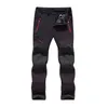 Autumn Winter Men Outdoor Pants Plus Size Fleece Warm Waterproof Windproof Breathable Trousers Sports Hiking Cargo Pants Men 6XL H1223