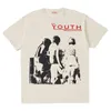 Men's T-Shirts RAF 20ss Simons loose LARGE T-SHIRT summer fashion tall cover meat ins cotton short sleeve