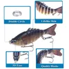 Mino bait hard baits sea fishing simulation of fake fish fishings tackle outdoor tools with a variety color selection hooks HW486