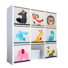 3d tecknad djur leksak förvaringslåda vikning lagerfack garderob låda arrangör kläder lagring korg barnleksaker arrangör 210626