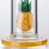 Bong di ananas Soffione all'ingrosso Perc N Fori Percolatore Narghilè Tipo piegato Tubo dell'acqua in stile con ciotola di vetro Olio Dab Rig Narghilè 14,5 mm Giunto femmina WP2196