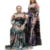 Ethnic Clothing Women Fashion African Dresses For Dashiki Long Dress 2021 Spring Autumn Elegant Maxi Wear