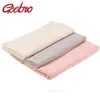 Berretti Geebro Baby Cotton Tinta unita Coperta morbida Biancheria da letto calda per neonati Swaddle Avvolgere per dormire a maglia Accessori per bambini