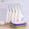Kitchen Cleaning Cloth Dish Washing Towel Bamboo Fiber Eco Friendly Bamboo Cleanier Clothing F0225
