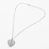 Mode sublimatie blanco angel wing hart ketting ontwerper sieraden valentijnsdag goud verzilverde hanglagend choker medelief liefhebbers ketting voor vrouwen mannen cadeau