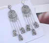 Bohemian Studs Vintage Long Tassel Wiselant Kolczyki dla kobiet Big Brincos 2021 Boho Jewelry7970055