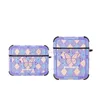 AirPods 1 2 Pro Case Pink Green Retro Plaids resväska Söt tecknad docka Bear Lovely Purple Butterfly Earphone Fall för Bluetooth Earphone Cover med Hook High Quality