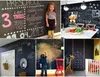 45x200cm Tableau Noir Stickers Muraux Tableau Noir Tableau Noir Autocollant Mini Portable Decal Peel Stick sur papier peint pour enfants Enfants WLL1304