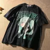 Kawaii Cartoon Pink Tops Short Sleeve Punk Crop Bear Print Summer Casual Cute Y2k T Shirt Tee Fashion Black Clothing