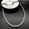 Hip Hop Tennis Loop Chain Fashionable Men Titanium Steel Necklace Jewelry Byzantine Imperial6904369