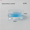 100 x 1 g mini hervulbare flessen reizen gezicht crème pot kleine cosmetische container plastic lege steekproef make-up pothigh qualtity