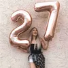 feestje gelukkig verjaardag nummer ballonnen 40 inch aluminium folie rose goud zilver cijfer figuur ballon kind volwassen bruiloft decor levert mylar ballonnen bulk nummers