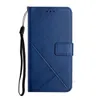 Business Leder Brieftasche Hüllen für iPhone 13 Pro Max 12 Mini 11 XR XS X 8 7 6 Plus Männer Geometrische Linie Mode Flip Card Magnethalter Ständer