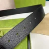Luxurys Belt For Men Designers Belts Womens Waistband Double Letter Metal Buckle Serial Number Fashion Width 4.0cm Girdle G-Ceinture