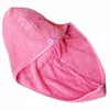 Handdoek 3 stks koraal fluweel droog haarbad microvezel snel drogende tulband super absorberende vrouwen cap wrap