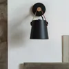 Vägglampa akut industriell stil järn natt ljus minimalistisk sovrum LED lampor vardagsrum sconces E27 Nordi