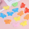 Décoratif Fleurs Couronnes 50 Pcs Mousse Coloré Papillons À La Main Stickers Muraux Jouets Herbe Chambre Enfants Apprentissage Éducatif Partie Déco