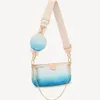 High Quality Designer Handbags Gradient Color Series Tote Women Big print Shoulder Bag Backpack Totes wallet Lady Clutch purse Messenger Bags