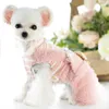 Four Leg Warm Dog Jumpsuit Winter Pet Clothes Dog Overalls Coat Outfit Puppy Costume Small Dog Clothing Garment Pants Apparel XS 211007