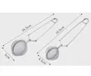 느슨한 잎 차 주입구 공 누출 여과기 스테인레스 스틸 긴 손잡이 주전자 허브 필터 SS304 주방 도구 티 - 분리기 SN5639