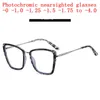 Sonnenbrille fertige myopie brille frauen männer transition pochromic runde kurzsichtig dame optische verschreibungspflichtige brillen nx