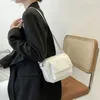 50pcs 메신저 가방 여성 플러시 단단한 대용량 사각형 플랩 커버 크로스 바디 가방 믹스 컬러
