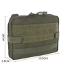 Utility Tool Belt EDC Pouch per il campeggio Escursionismo Caccia Militare MOLLE Admin Pouch Tactical Multi Medical Kit Bag Y0803