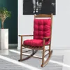 Cushion/Decorative Pillow 2Pcs Rocking Chair Pearl Cotton Cushion Thick Seat Rattan Sofa Garden For Home Relax