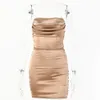 Dames Zomerjurk Bodycon Strapless Sexy Mini Gedrapeerde Party Celebrity Avond Club 210422