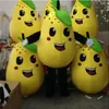 Halloween Pear Mascot Costume Cartoon Fruit Anime theme character Christmas Carnival Party Fancy Costumes Adults Size Birthday Outdoor Outfit