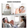 3D Heated Eye Mask Electric Portable Massager Blindfold USB Sleeping Dry s Blepharitis Fatigue Relief Protection 220208
